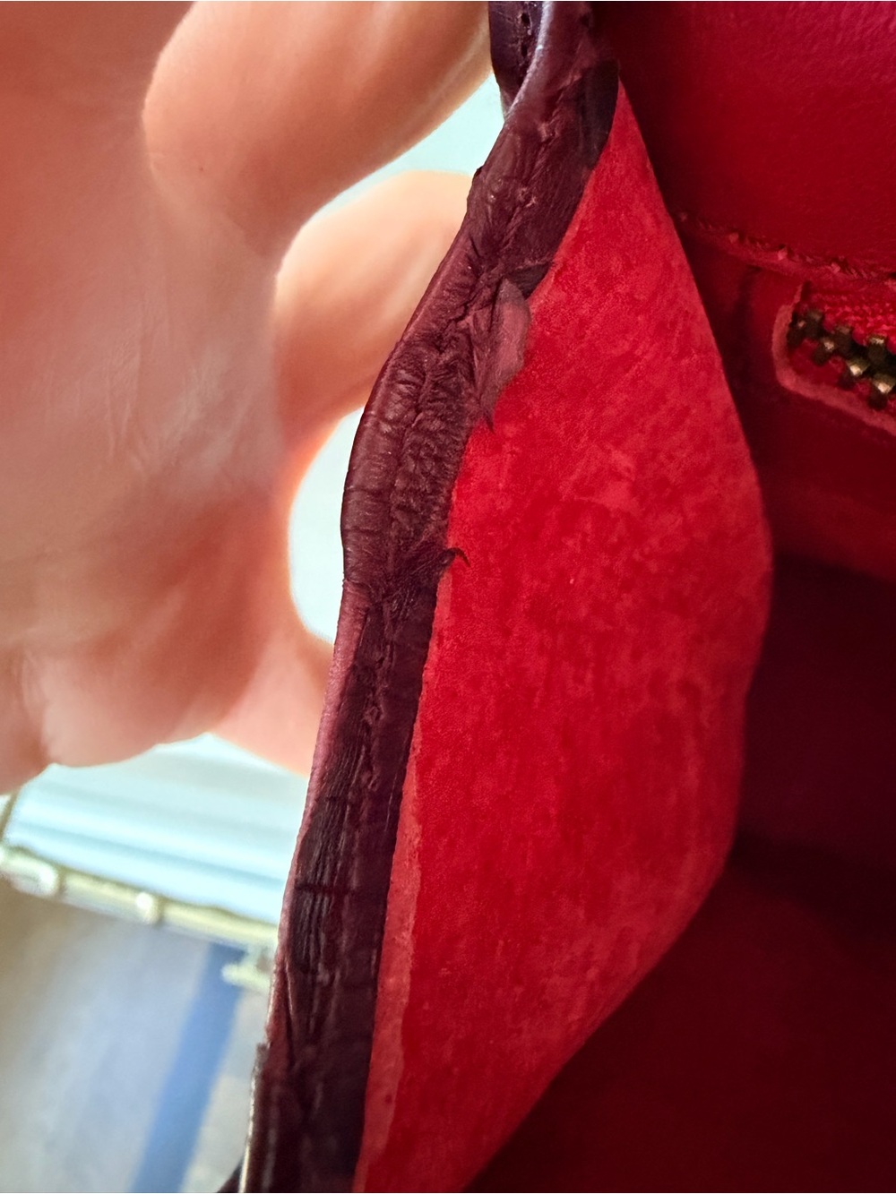 IMPERIO CLANDESTINO Luna Mini Green & Burgundy Python Leather Purse $900 Retail - Picture 5 of 16